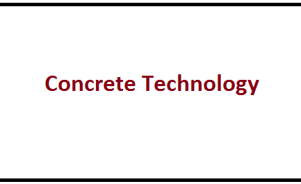Concrete Technology by Er Rahul Grover